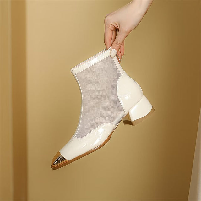 Opulessa Zip-Closure Booties