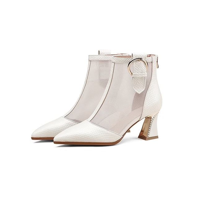 Auburnyx Croctex Zipped Boots