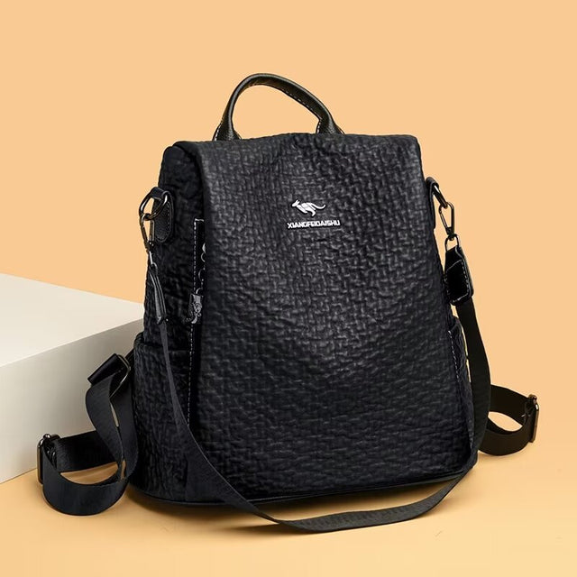 Veltique Zip Backpack Elegance
