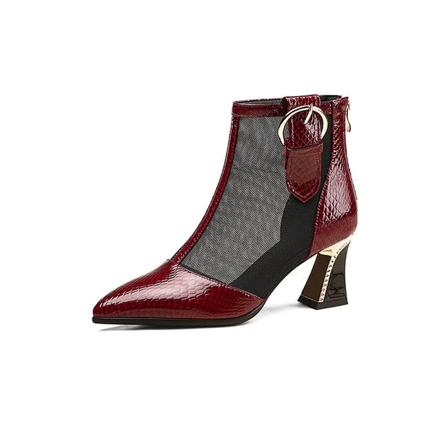 Auburnyx Croctex Zipped Boots