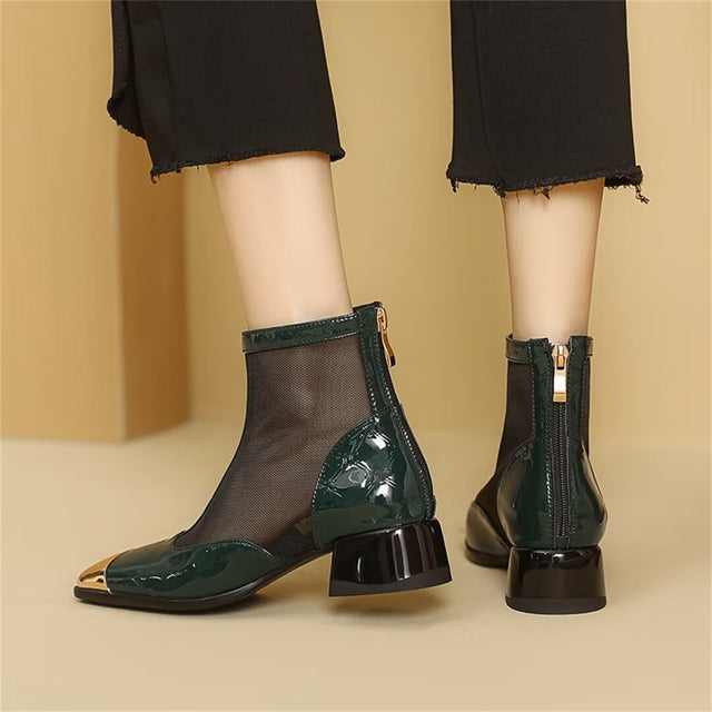 Opulessa Zip-Closure Booties