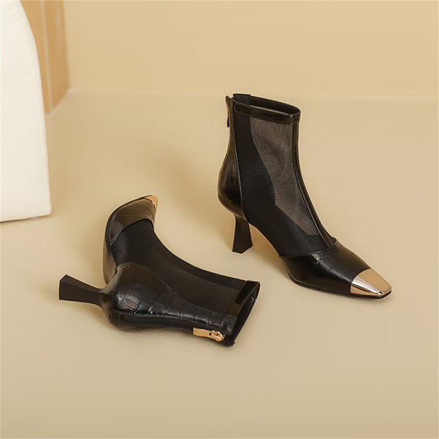 Veltique Croctex Office Booties