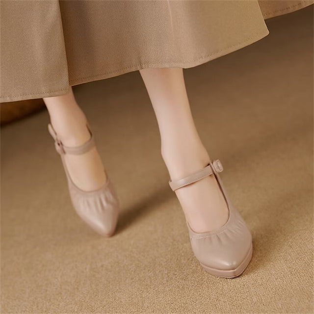 Fieralis Buckled Office Heels