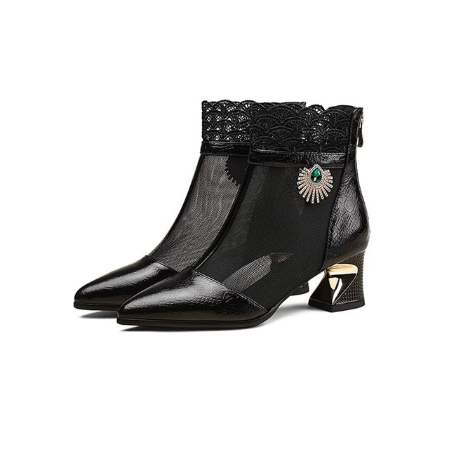 Luxalon Croctex Zipped Boots