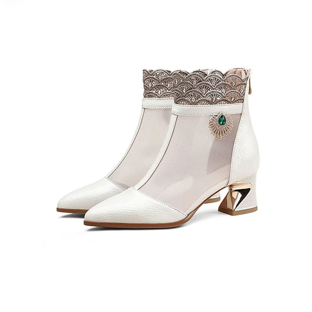 Luxalon Croctex Zipped Boots