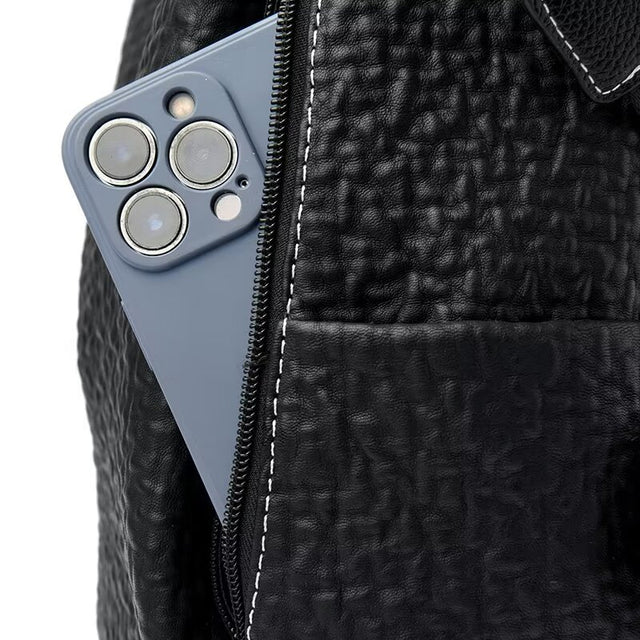 Veltique Zip Backpack Elegance