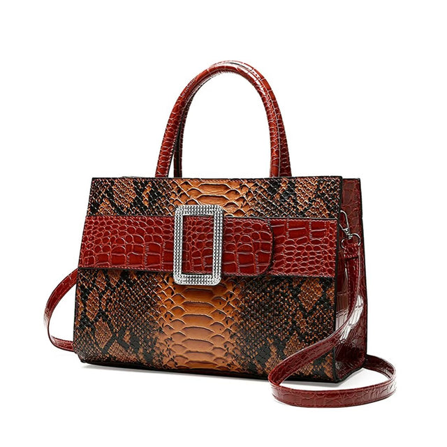 ExoticElegance Alligator Pattern Tote