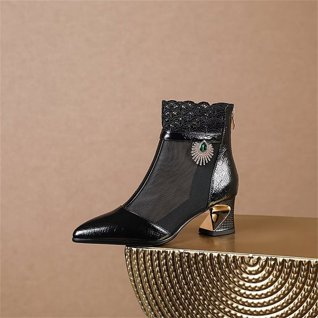 Luxalon Croctex Zipped Boots