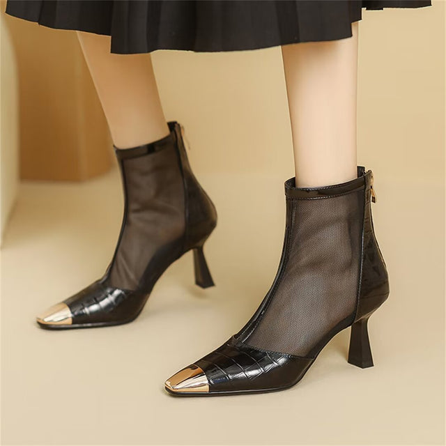 Veltique Croctex Office Booties