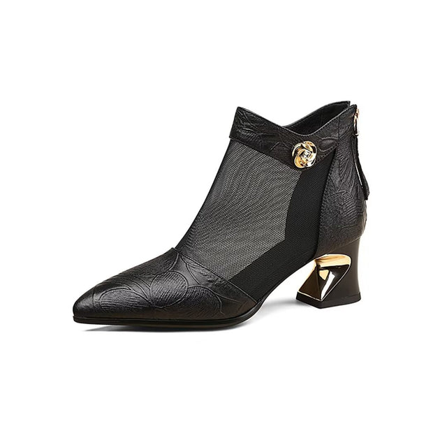 Zephyrique Glam Zipper Boots