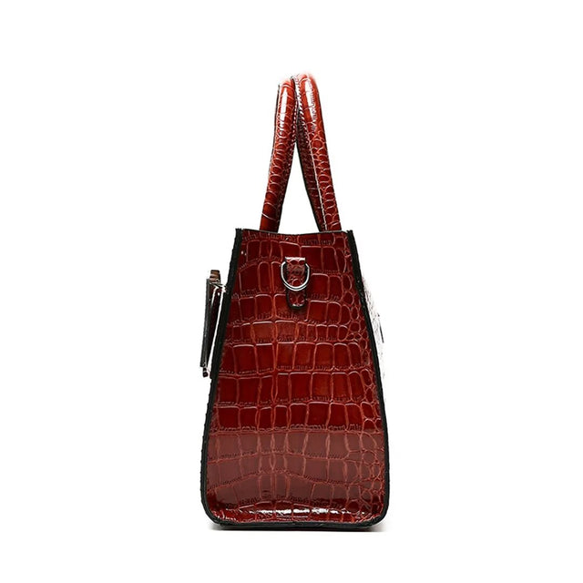 ExoticElegance Alligator Pattern Tote