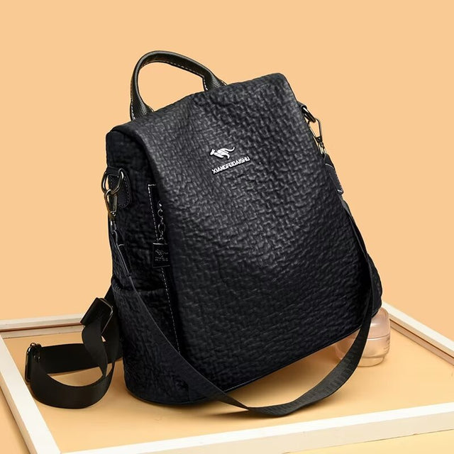 Veltique Zip Backpack Elegance