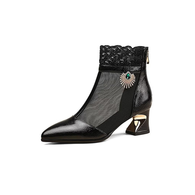 Luxalon Croctex Zipped Boots