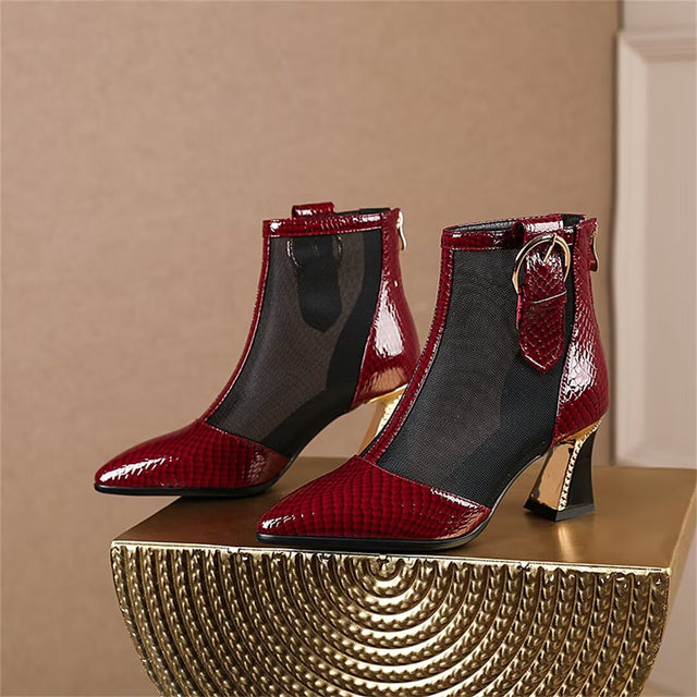 Auburnyx Croctex Zipped Boots