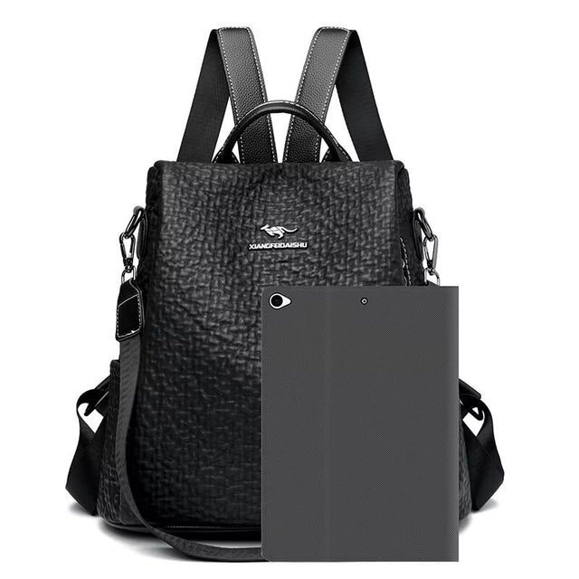 Veltique Zip Backpack Elegance