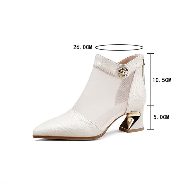 Zephyrique Glam Zipper Boots