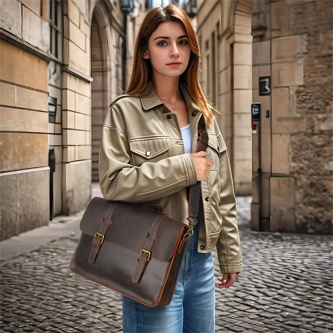 Silvareign Office Zip Satchel