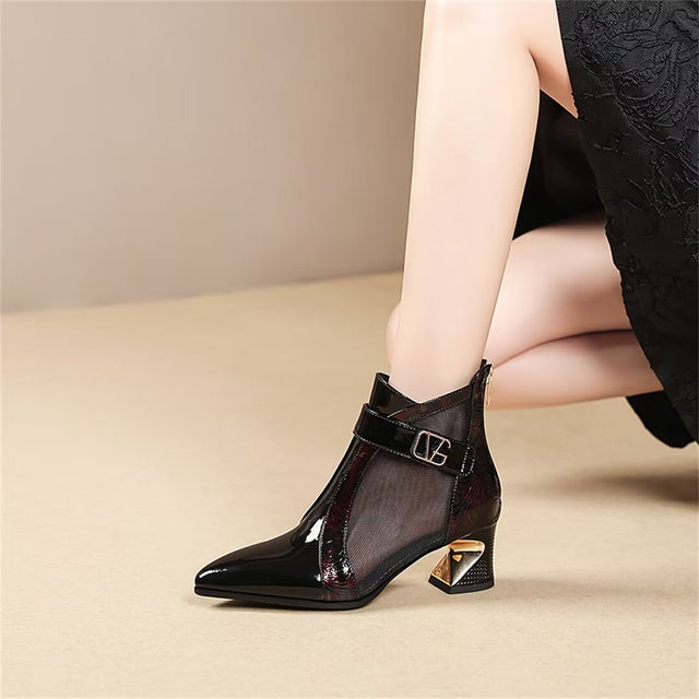 Auburnyx Silvareign Ankle Boots