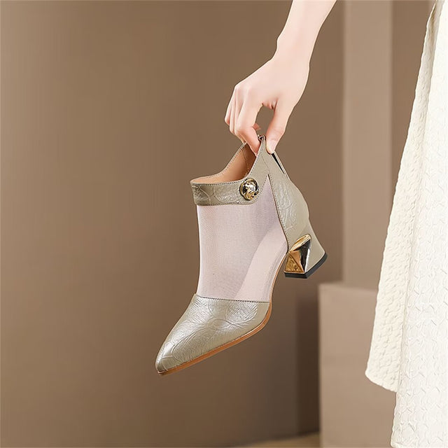 Zephyrique Glam Zipper Boots