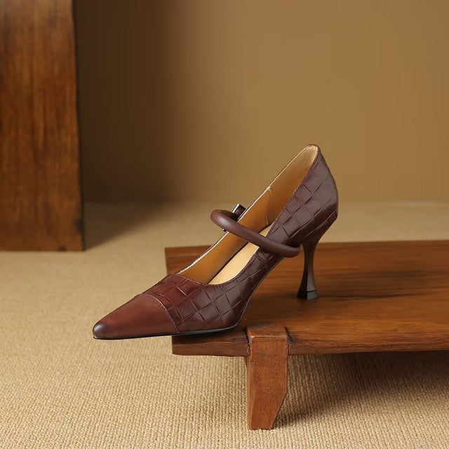 Serpatura Diamoré Buckle Stilettos