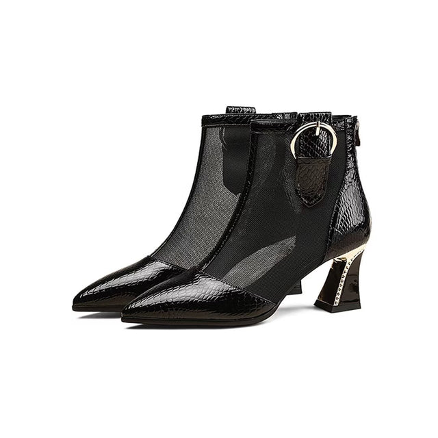 Auburnyx Croctex Zipped Boots