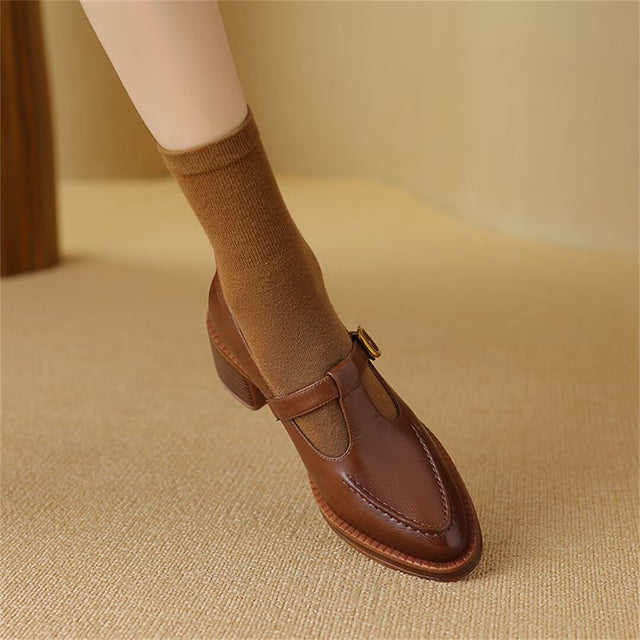 Opulessa Buckled Elegance Pumps