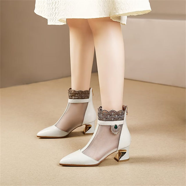 Luxalon Croctex Zipped Boots