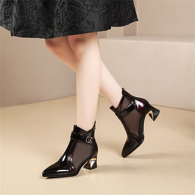 Auburnyx Silvareign Ankle Boots