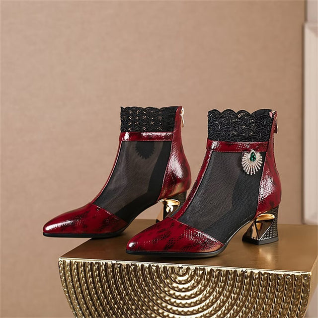 Luxalon Croctex Zipped Boots