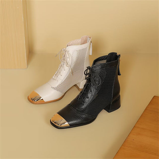 Zip-Stride Serpatura Office Boots