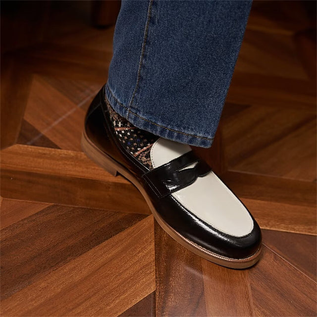 UrbanEase Leather Loafers for Men