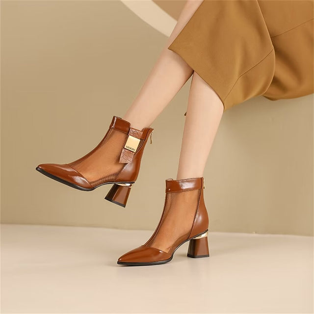 Veltique Luxe Ankle Booties