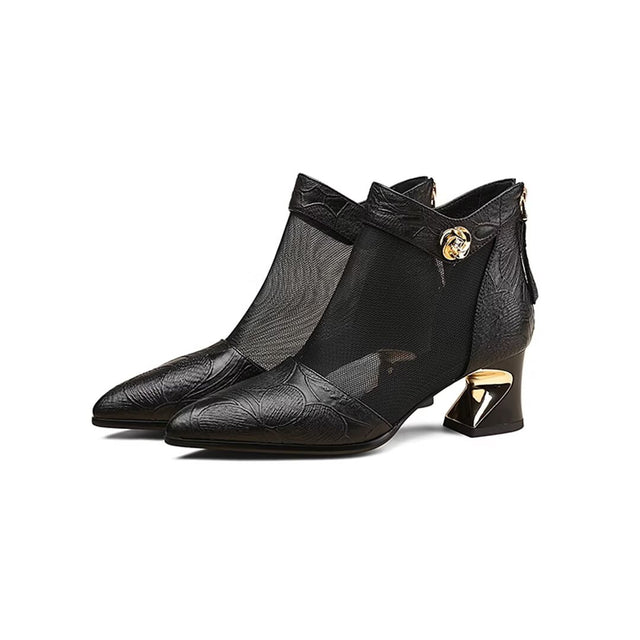 Zephyrique Glam Zipper Boots
