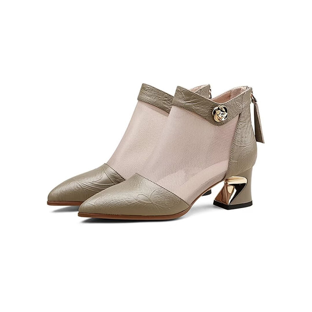 Zephyrique Glam Zipper Boots