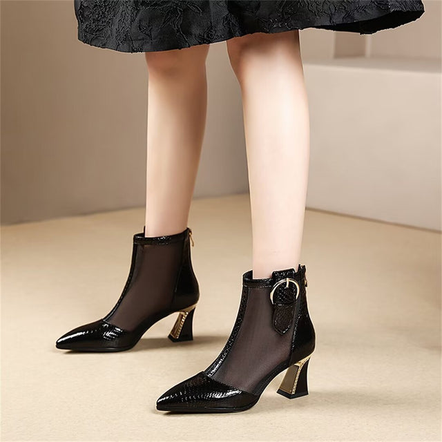 Auburnyx Croctex Zipped Boots