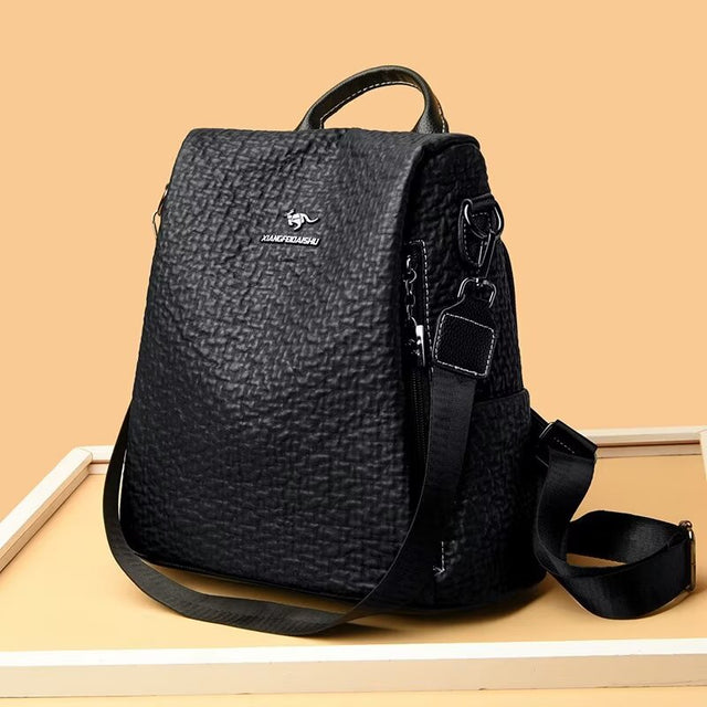 Veltique Zip Backpack Elegance