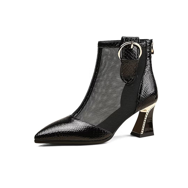 Auburnyx Croctex Zipped Boots