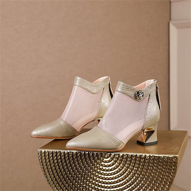 Zephyrique Glam Zipper Boots