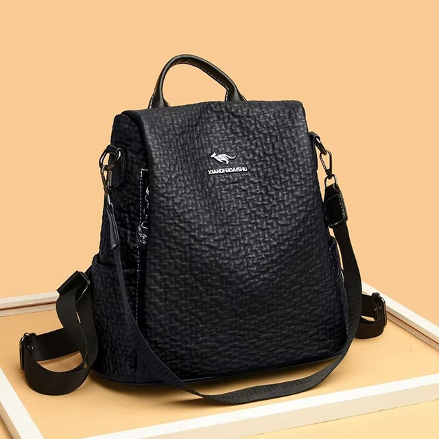 Veltique Zip Backpack Elegance