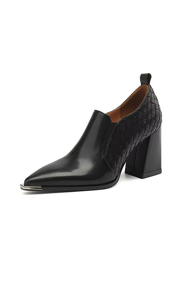 Veltique Luxe Croctex Slide Heels