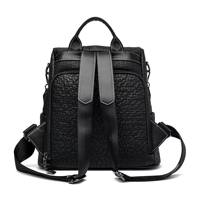 Veltique Zip Backpack Elegance
