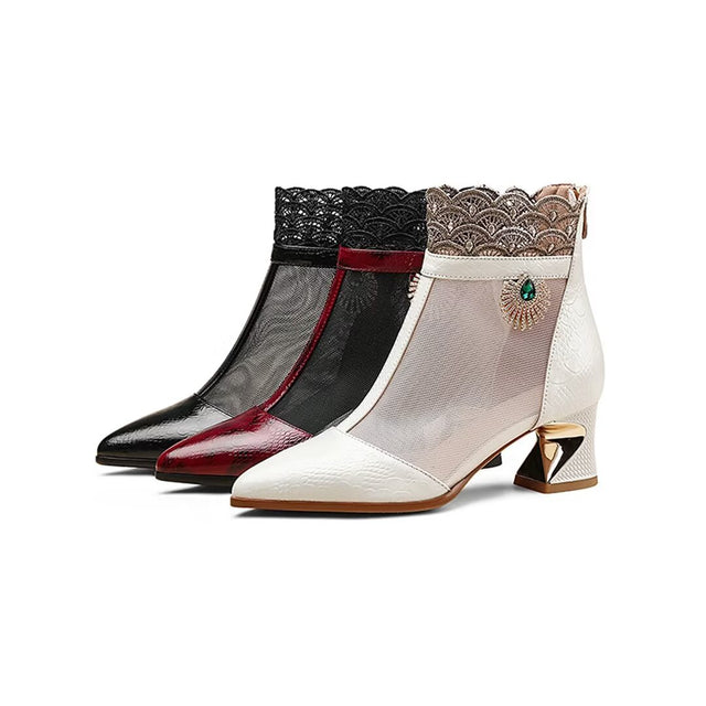 Luxalon Croctex Zipped Boots