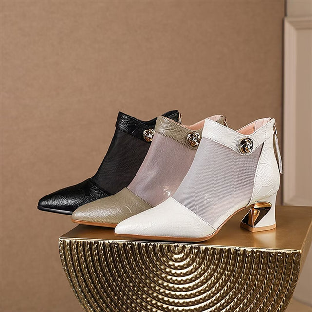 Zephyrique Glam Zipper Boots