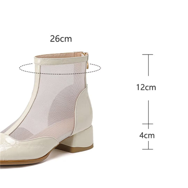 Opulessa Zip-Closure Booties