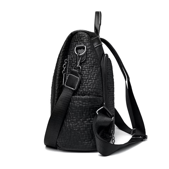 Veltique Zip Backpack Elegance