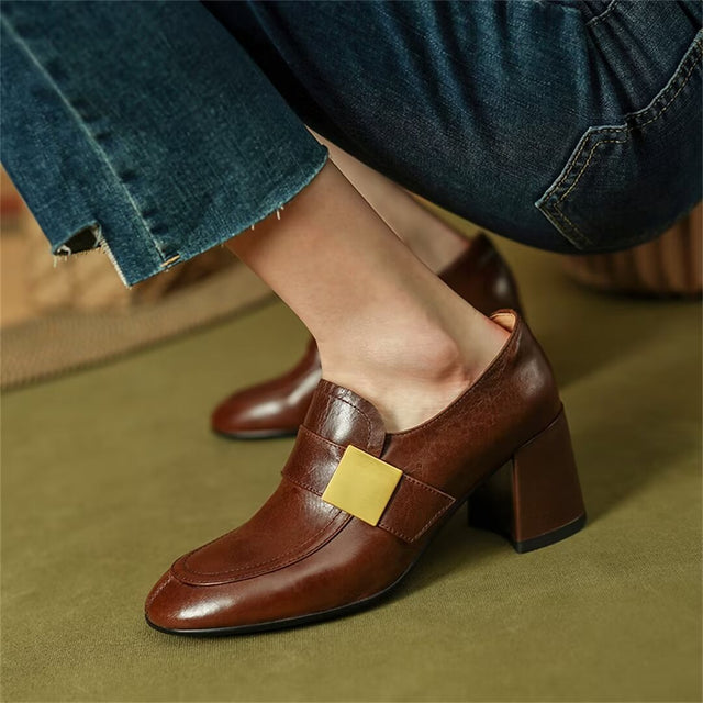 Veltique Office Slip Heels