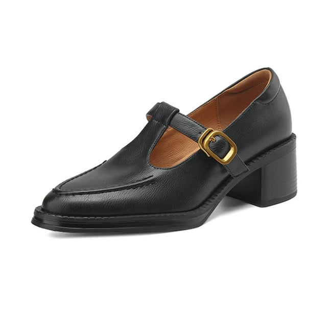 Opulessa Buckled Elegance Pumps