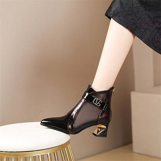 Auburnyx Silvareign Ankle Boots