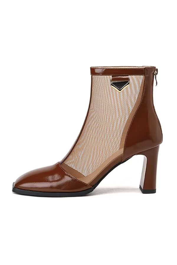 Veltique Luxe Chic Ankle Boots