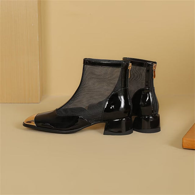 Opulessa Zip-Closure Booties